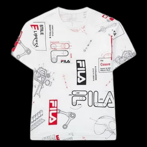 FILA Short Sleeve White T-Shirt