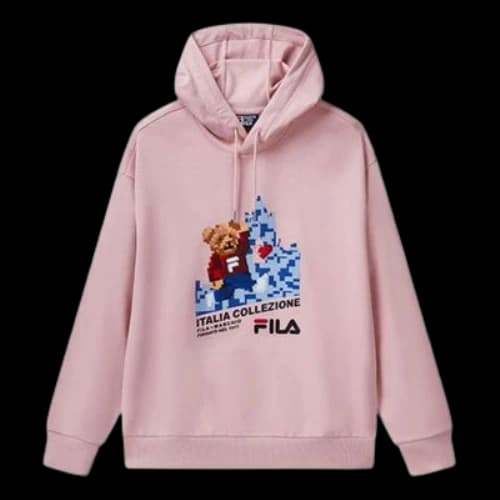 FILA Graphic Hoodie 'Pink'