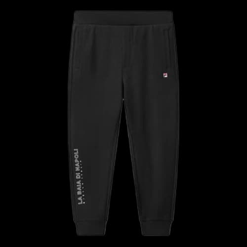 FILA Casual Loose Sports Bundle Feet Pants Black