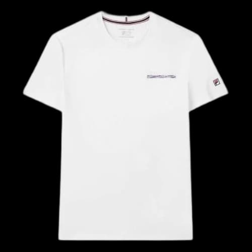FILA Letter Printing Causual Ventilate Male White