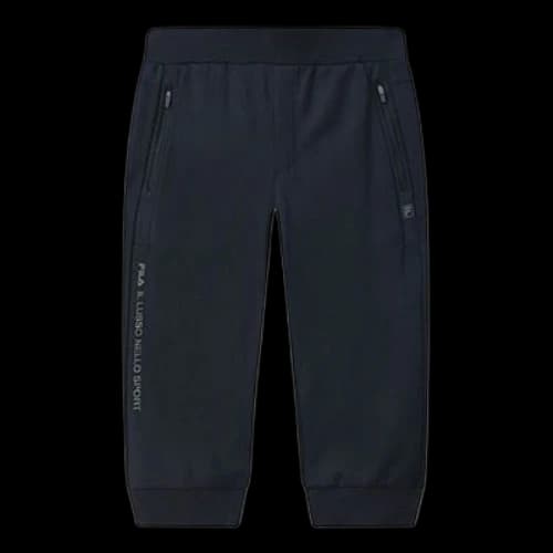 FILA Casual Sports Knit Cropped Pants Blue
