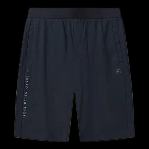 FILA Logo Alphabet Printing Sports Shorts Blue