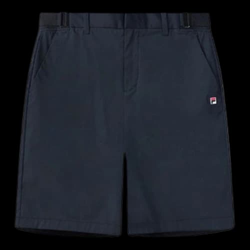 FILA Logo Pattern Casual Sports Shorts Navy Blue