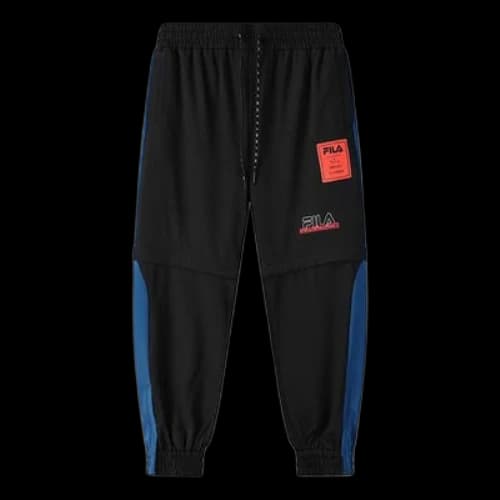 FILA x MIHARA YASUHIRO Jointly Signed Detachable Knit Ankle Banded Causual Long Pant Male Black