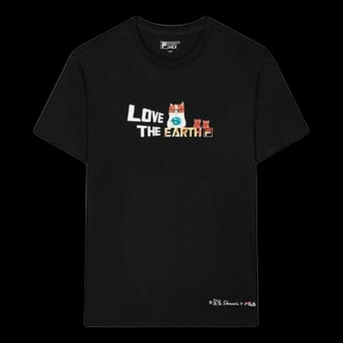 FILA x Pepe Shimada Men's Print Crew Neck Black