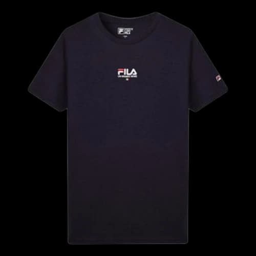 FILA Classic Logo Short Sleeve Navy Blue T-Shirt