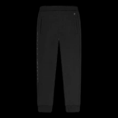 FILA Casual Side Splicing Casual Sports Knit Long Pants Black