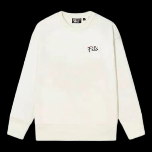 FILA Logo Print Sweater 'White'