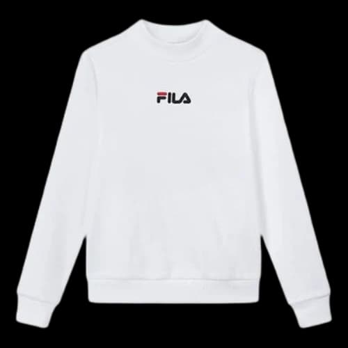 FILA Embroidery Logo Sweatshirt White (Women's)