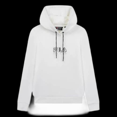 FILA logo Sports Hoodie White (Women's)