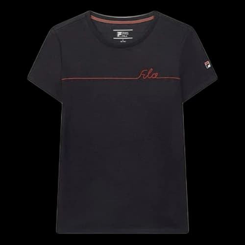 FILA Embroidered Short Sleeve Blue (Women's)