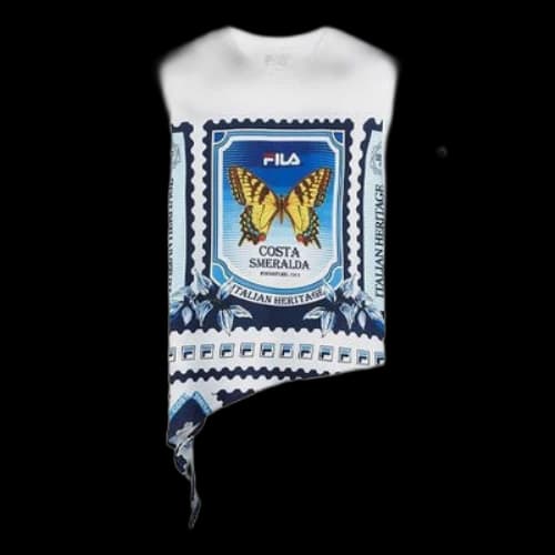 FILA Butterfly Short Sleeve White T-Shirt (Women's)