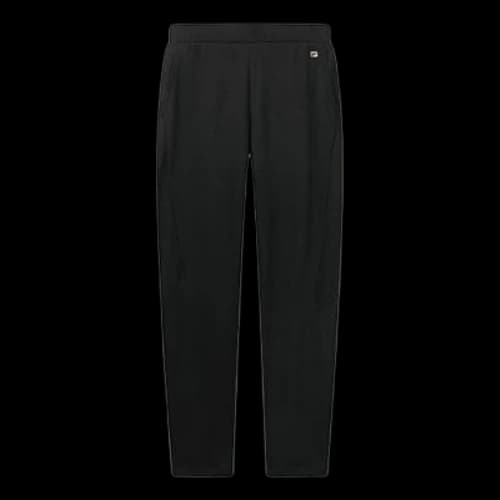 FILA Logo Straight Knitting Sports Trousers Black (Women's)