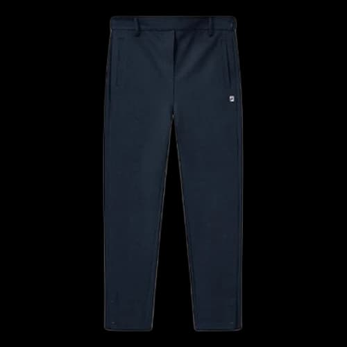 FILA Solid Color Straight Knit Casual Pants Blue (Women's)