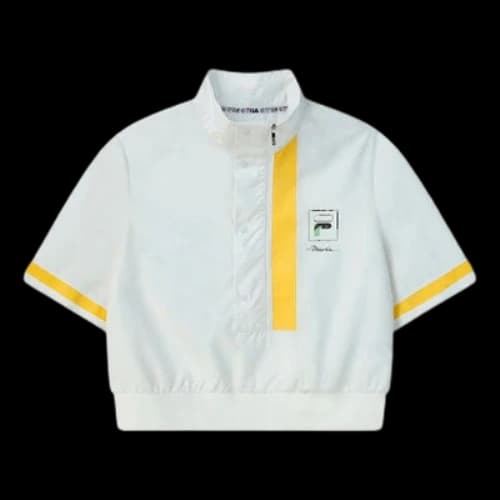 FILA x 3.1 Phillip Lim Woven Short Sleeve Jacket 'Champagne White' (Women's)