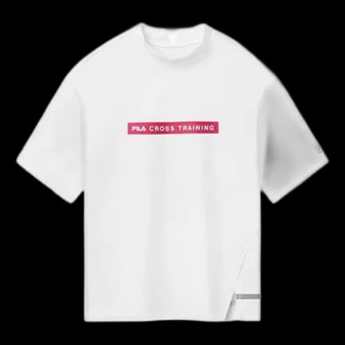 FILA Alphabet Logo Printing Short Sleeve White (Women's)