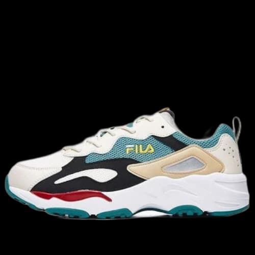 FILA Tracer Low Running Shoes Green/White/Black
