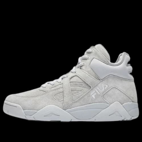FILA Cage High Top Basketball Shoes Gray