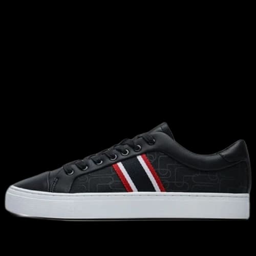 FILA 1911 Stripe Low Top Shoes Black/Red