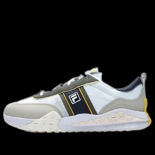 FILA Athletics Brick Shoes 'White Grey Yellow'