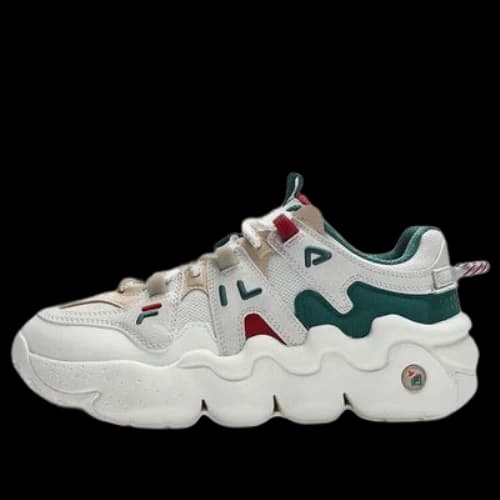 FILA Panini Xmas Shoes 'White Green Red' (Women's)
