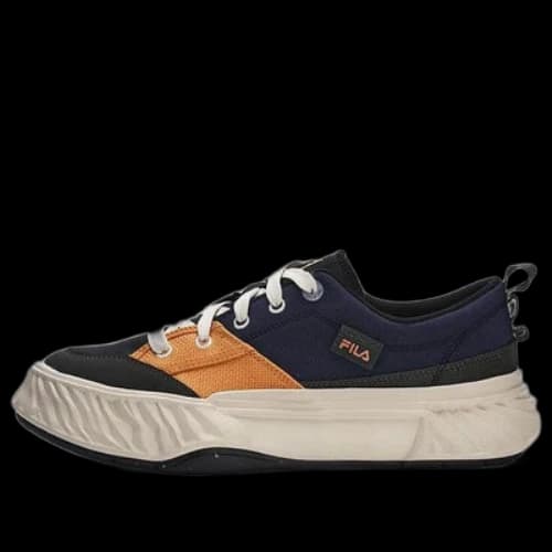 FILA Canvas Low NonSlip Durable Shoes 'Blue Green Orange'