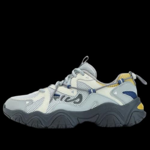 FILA Fluid 4 Sneakers 'Grey White Yellow'