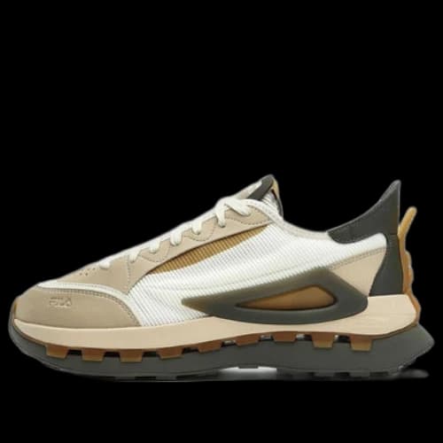 FILA KM Athletic Shoes 'White Beige Green'