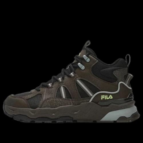 FILA High Top Retro Shoes 'Black Brown'