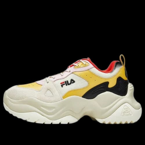 FILA Pose wedge trainer Yellow/white/black (Women's)