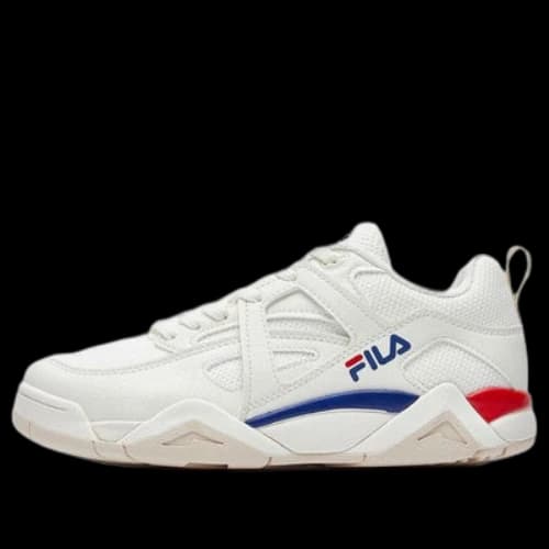 FILA Cage Knit Low White/Blue/Red (Women's)