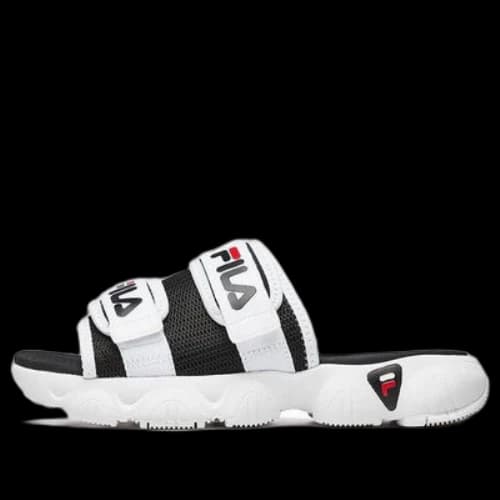 FILA JaggerSports Slipper White/Black (Women's)
