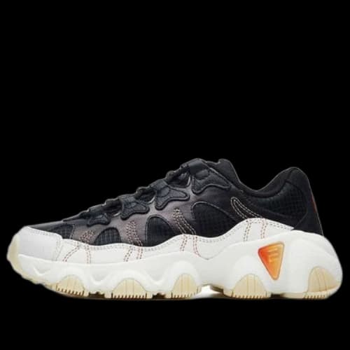 FILA Jagger VNTG Running Shoes GS Black/White/Yellow (Women's)