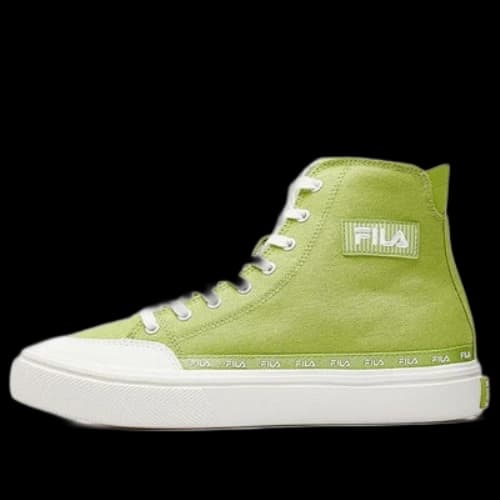 FILA Strada Mid-top Canvas Shoes Green/White (Women's)