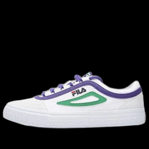FILA Light Weight Casual Shoes White/Green/Purple (Women's)