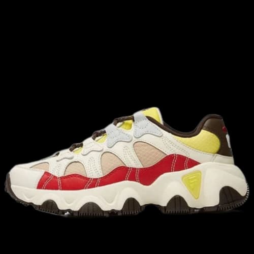 FILA Jagger Low Running Shoes White/Red/Yellow (Women's)