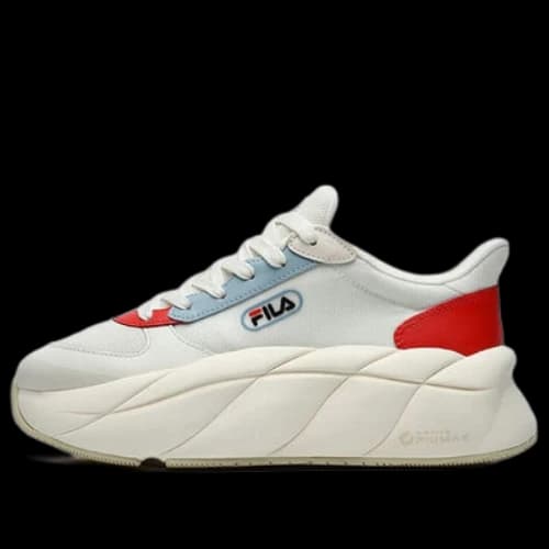 FILA Gelato Low Top Daddy Shoes For White/Red (Women's)