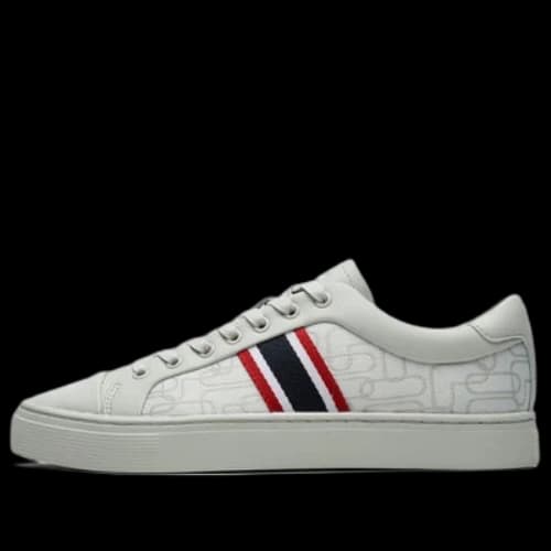 FILA 1911 Stripe Low Top Shoes For Silver (Women's)