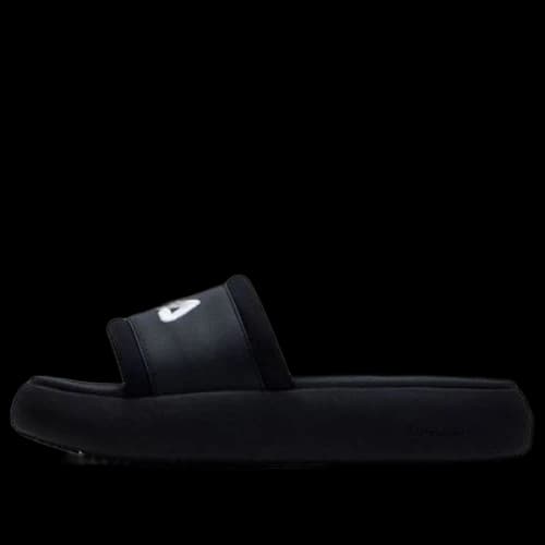 FILA Donut Fashion Casual Slippers For Black (Women's)