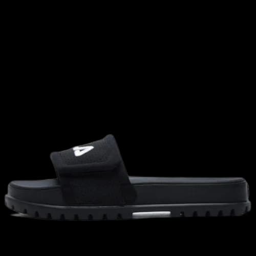 FILA Stylish Cozy Flat Heel Sports Slippers Black (Women's)
