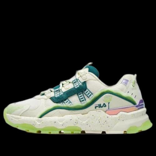 FILA Disruptor Low Sneakers 'White Green' (Women's)