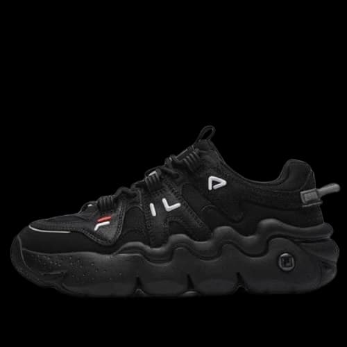 FILA Retro Basketball Shoes Black (Women's)
