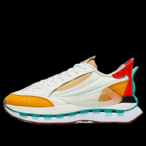 FILA KM Shoes 'White Yellow Orange' (Women's)