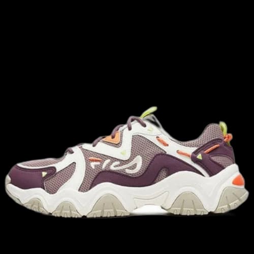 FILA Fluid 4 Cat Claw Fashion Shoes 'White Purple' (Women's)