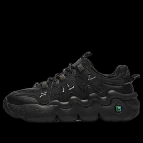 FILA Panini We Velour Retro Basketball Shoes 'Black' (Women's)