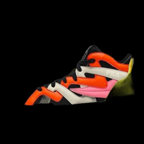 FILA Salto FX Skate Shoes 'White Orange Black' (Women's)