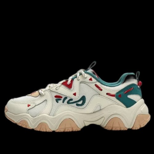 FILA Fluid 4 Sneakers 'Cream Green Red' (Women's)