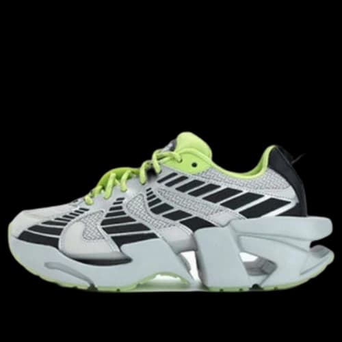 FILA Space Low Sneakers 'Silver Black Green' (Women's)