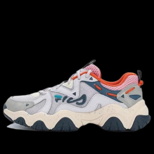 FILA Fluid 4 Sneakers 'Grey Cream Red' (Women's)