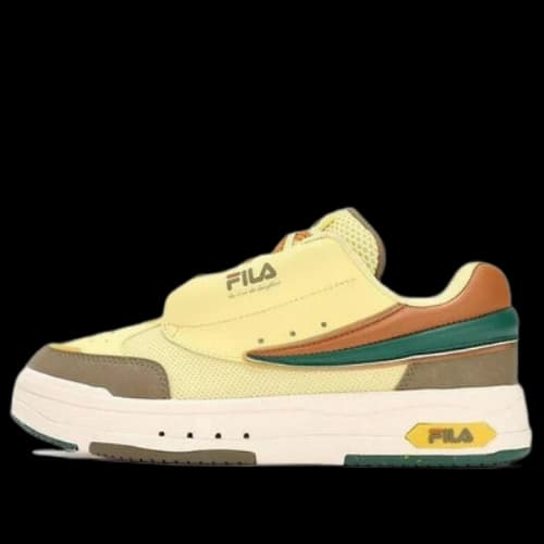 FILA MIX Casual Skate Shoes 'Yellow Orange Green' (Women's)